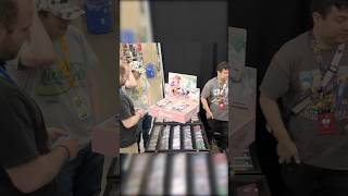 He was on the hunt for a Hakos Baelz card! 👀