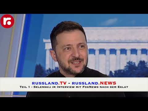Teil 1 Selenskij im Interview mit FoxNews nach dem Eklat Teil 1 Selenskij im Interview mit FoxNews nach dem Eklat