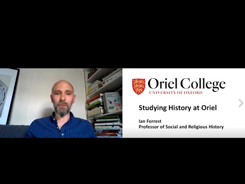 Introduction to Studying History at Oriel