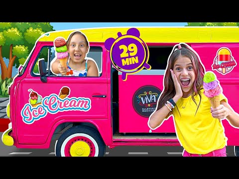 Maria Clara explora o Ice Cream Truck da mamãe e outras Histórias para Crianças - MC Divertida