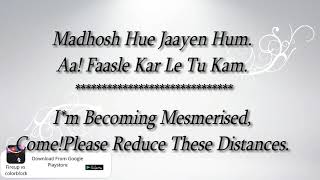 Tere Liye Atif Aslam &amp; Shreya Ghoshal Prince Lyrical Video With Translation