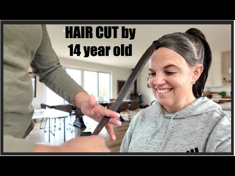 Meine Tochter hat mir die Haare geschnitten!!!