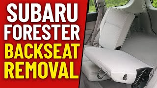 How to Remove the Backseat & Seatbacks on a 2006 Subaru Forester (Also Works for Outback/Legacy)