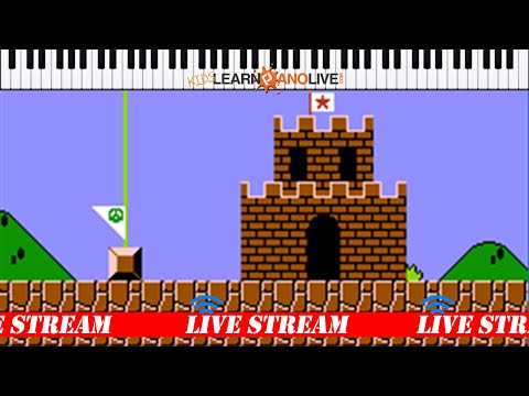 Super Mario Bros Course Clear (SMB) easy piano cover tutorial