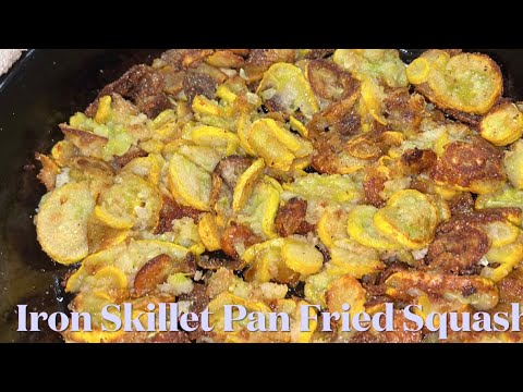 Pan Fried Yellow Squash the True Appalachian Way