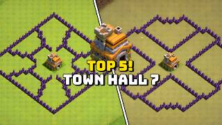 5 BEST TH7 Hybrid Bases 2026 + Copy Links | Clash of Clans
