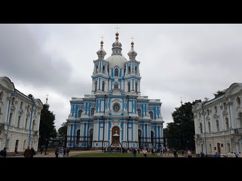 Smolny Kathedrale Смольный собор Ploshchad' Rastrelli Sankt-Peterburg Russland St. Petersburg