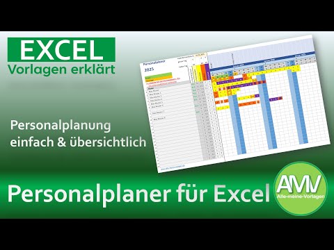Personalplaner Vorlage für Excel