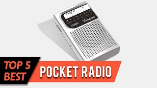 5 Best Pocket Radios | Am/FM, Auto Scan Save, Led Display, Battery Operated, Wireless | Review 2023