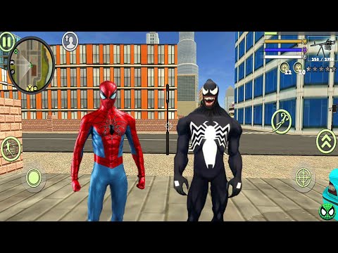Super Venom Spiderman Rope Hero new home video #19 Android Gameplay