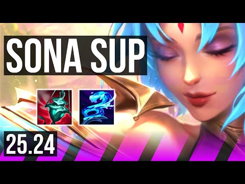 SONA & Sivir vs BLITZCRANK & Miss Fortune (SUP) | Good KDA: 5/1/22 | EUW Master | 25.24