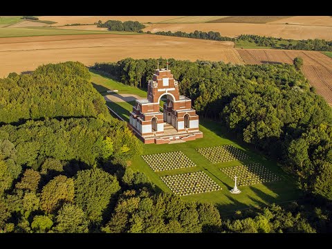 The Thiepval Memorial to The Missing of The Somme.