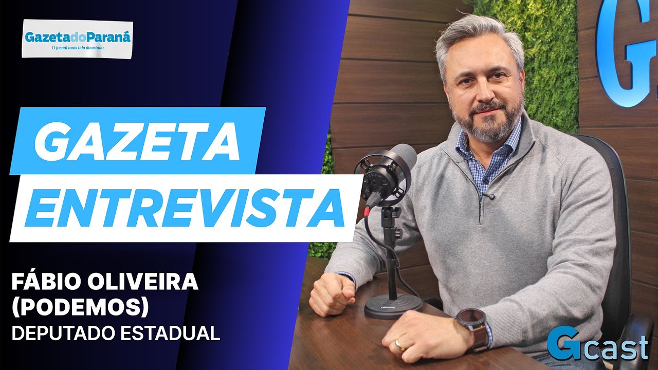 GAZETA ENTREVISTA | Eliane Alexandrino entrevista o deputado estadual Fábio Oliveira (Podemos)
