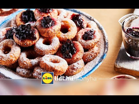 5 összetevős recept - Széll Tamás - Túrófánk piros bogyós gyümölcslekvárral | Lidl Konyha