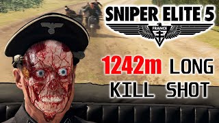 1242m MÖLLER LONGEST KILL SHOT – SNIPER ELITE 5 Gameplay #Shorts – Mission 9 / Loose Ends