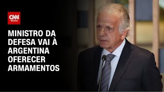 Vídeo: Múcio se reúne com governo Milei para oferecer produtos militares | LIVE CNN