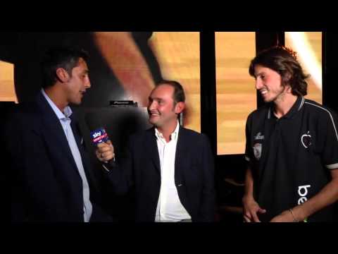 Hugo Sconochini e Marco Mordente ai microfoni di Gianluca di Marzio.