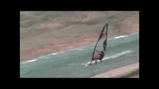 preview picture of video 'Windsurfing Methoni April 2012 (John)'