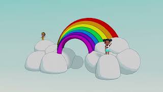 Pintando o Arco-íris🌈 - Lilá e Bombom, brincadeiras divertidas