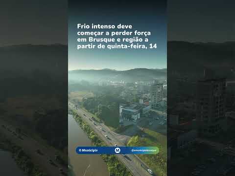 Frio intenso deve começar a perder força em Brusque e região a partir de quinta-feira, 14