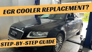 Audi A4 A5 A6 2.7TDI 3.0TDI EGR Cooler replacement B8 C6 4F