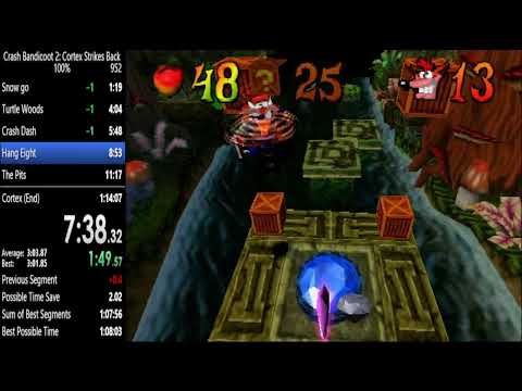 Crash 2 100% Speedrun In 1:09:50
