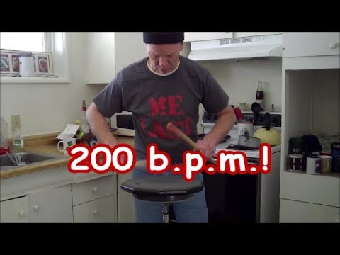 Drummer's Challenge! (Stick control at 200 BPM)