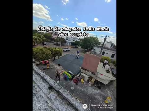 Impermeabilización Profesional en el Colegio de Abogados de Jesús María.