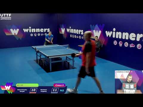 Udovichenko Sergei - Muliukin Evgeniy. WINners CUP Table Tennis 8 1.01.2021 17:45