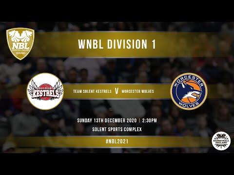 WNBL LIVE: Team Solent Kestrels v Worcester Wolves - 13.12.20