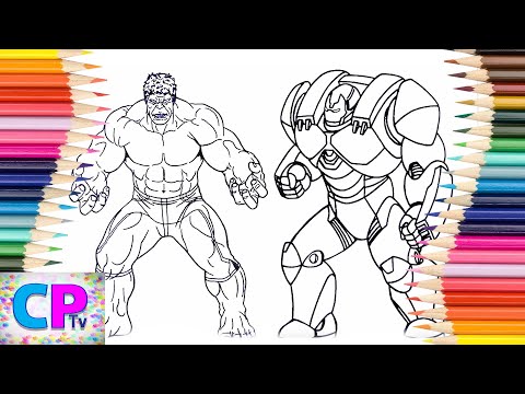 Hulk vs Iron Man Hulkbuster Coloring Pages , Drawing of Hulk and Iron Man Hulkbuster Competition