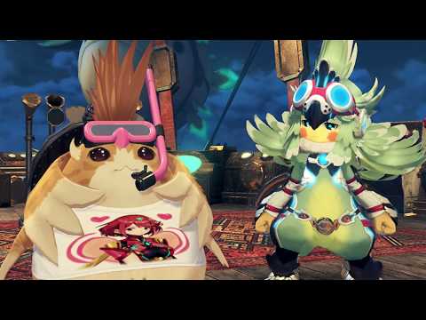 Xenoblade Chronicles 2 Swimsuit Edition - Blade Quest Cutscenes: Finch