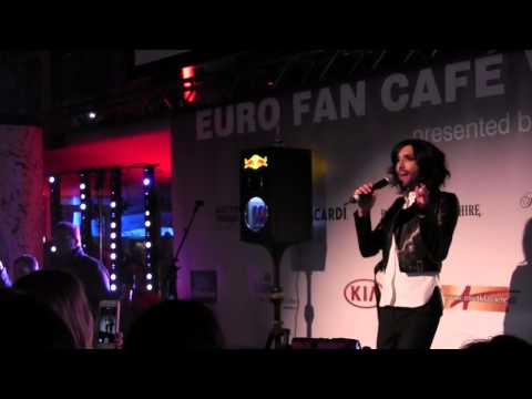 ESCKAZ in Vienna: Conchita Wurst - You Are Unstoppable (at Eurofancafe)