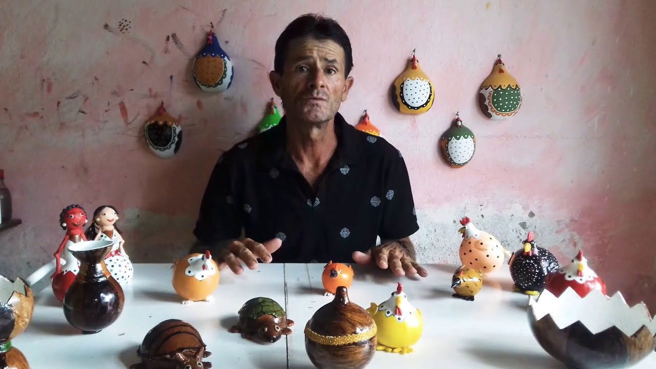 Tutorial de como fazer artesanato de cabaça