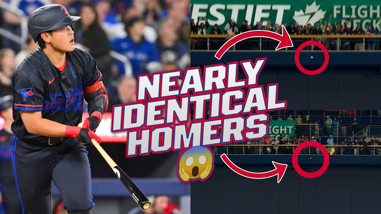 Kazuma Okamoto hit LONG home runs to nearly the EXACT same spot in back-to-back games! 🤯 | 岡本和真ハイライト