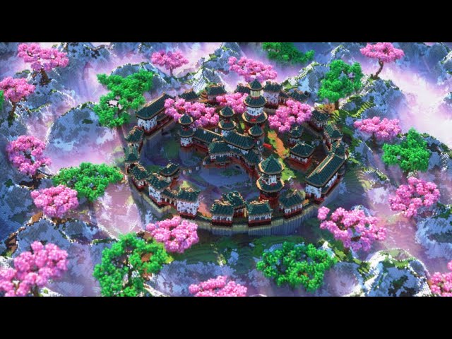 Oriental Chateau | The first castle I have ever completed Minecraft Map