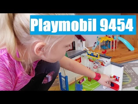 Playmobil tělocvična 9454 | Testování hraček | Máma v Německu