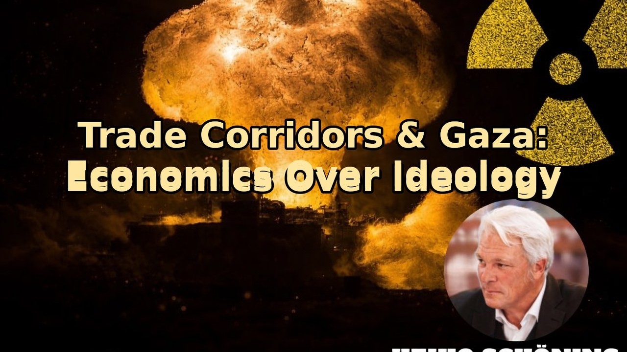 Trade Corridors, Gaza, and the “Real War”: Economics Over Ideology (Schöning’s View)