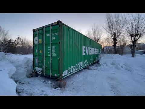 Морской контейнер 40 футов купить недорого с доставкой. Отзыв покупателя