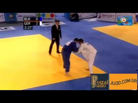 European Judo Championship Vienna 2010 Bronze -100kg Biadulin (BLR)-Behrla (GER)