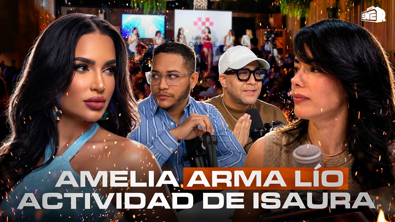 AMELIA ALCÁNTARA ARMA LÍO EN ACTIVIDAD DE ISAURA TAVERAS Y ELLA LE MANDA FUEGO
