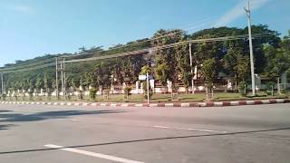 preview picture of video 'Naypyidaw, a green capital city of Myanmar, moving around'