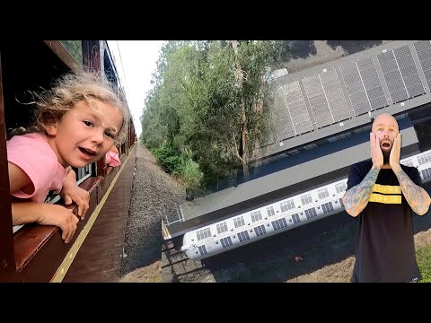 Riding the World's First Solar Powered Train - Byron Bay Australia