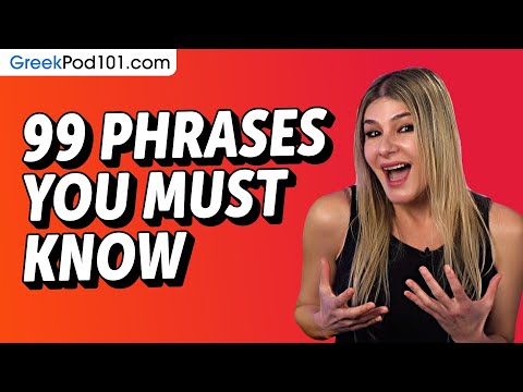 99 Phrases Every Greek Beginner Must-Know