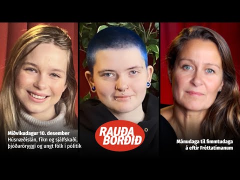 Húsnæðislán, fíkn og sjálfskaði, þjóðaröryggi og ungt fólk í pólitík