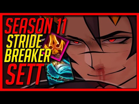 SEASON 11 SETT WITH NEW MYTHIC STRIDEBREAKER IS BROKEN IN THE JUNGLE - League of Legends