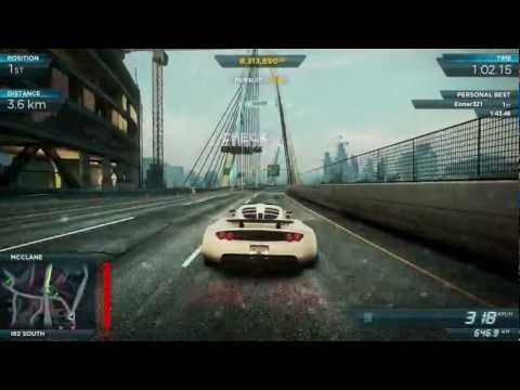 NFS Most Wanted 2012 - Hennessey Venom GT - MW Races 1 to 10 - 1080p