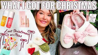 WHAT I GOT FOR CHRISTMAS 2024 | as a bride-to-be in her mid 20s *realistic* christmas haul