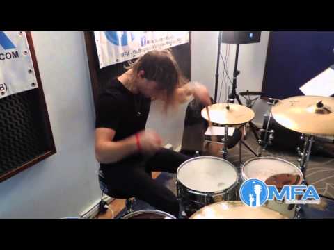 MFA - Arejay Hale (Halestorm) - Drum Clinic 27/04/2014 Music Factory Academy (Italy)