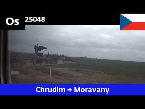 Jízda vlakem Os 25048 - 3.3.2013